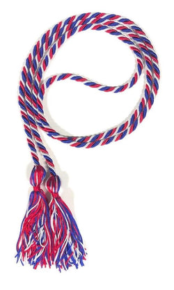 Red/White/Royal Blue Graduation Honor Cords