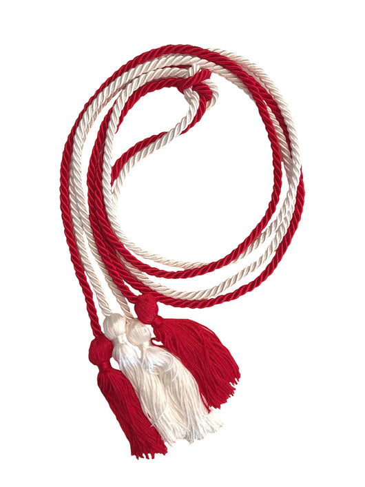 GRADFTY Double Braided Graduation Honor Cords With Tassels - 68 Inch Polyester Cords For Ceremony & Photos