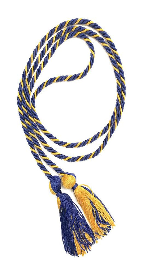 Royal Blue and Gold Graduation Honor Cords